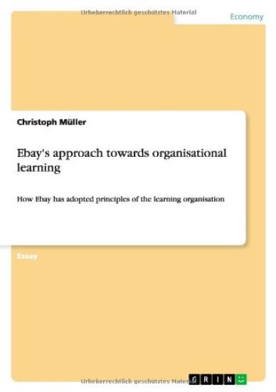 Ebay's approach towards organisational learning