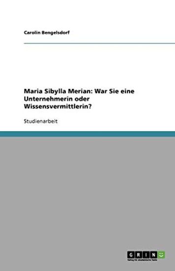 Maria Sibylla Merian