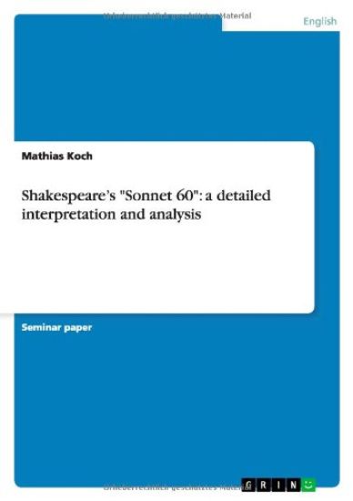 Shakespeare's "Sonnet 60"