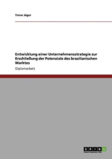 Entwicklung einer Unternehmensstrategie zur Erschließung der Potenziale des brasilianischen Marktes
