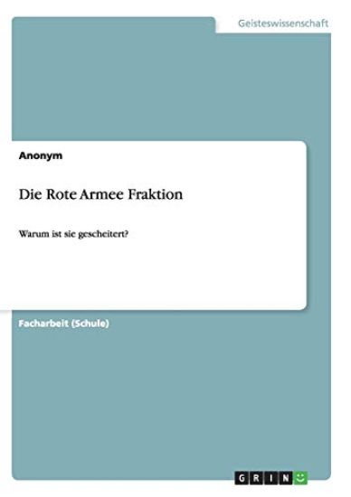 Rote Armee Fraktion