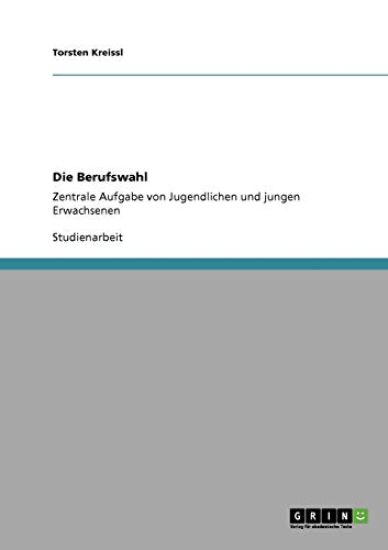 Die Berufswahl