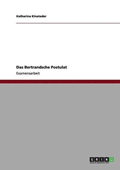 Das Bertrandsche Postulat