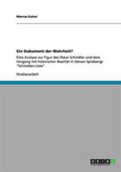 Ein Dokument der Wahrheit?