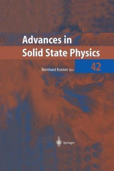 Advances in Solid State Physics