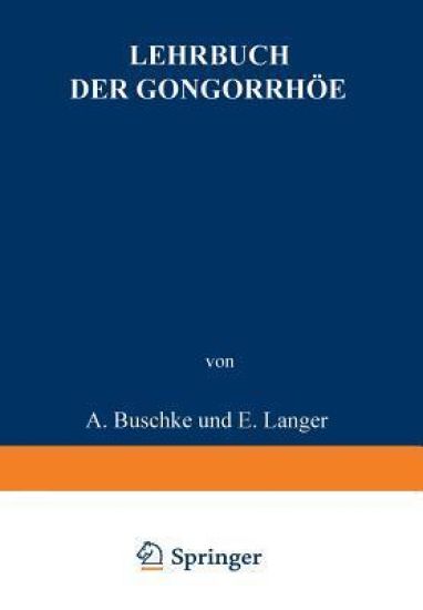 Lehrbuch der Gonorrhöe