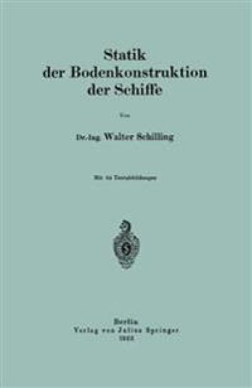 Statik der Bodenkonstruktion der Schiffe