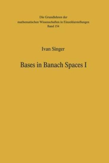 Bases in Banach Spaces I