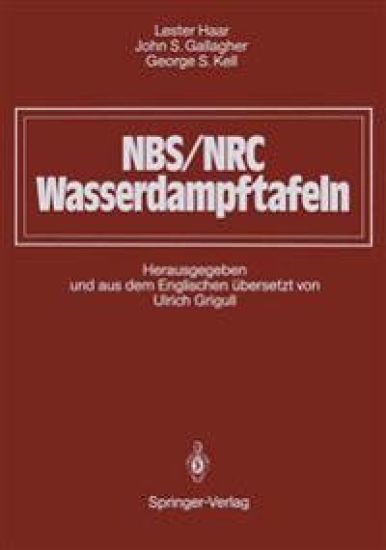 NBS/NRC Wasserdampftafeln