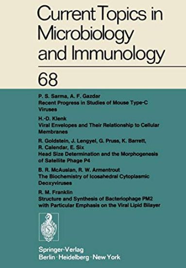 Current Topics in Microbiology and Immunology / Ergebnisse der Mikrobiologie und Immunitätsforschung