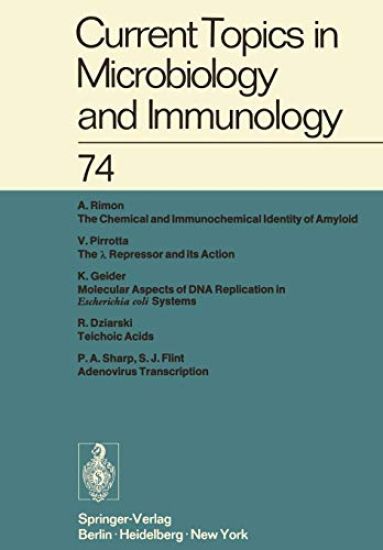 Current Topics in Microbiology and Immunology / Ergebnisse der Mikrobiologie und Immunitätsforschung