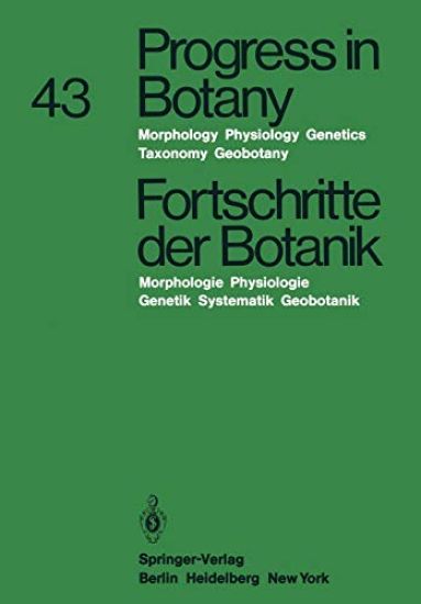Progress in Botany/Fortschritte der Botanik