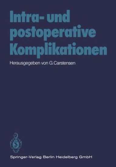 Intra- und postoperative Komplikationen