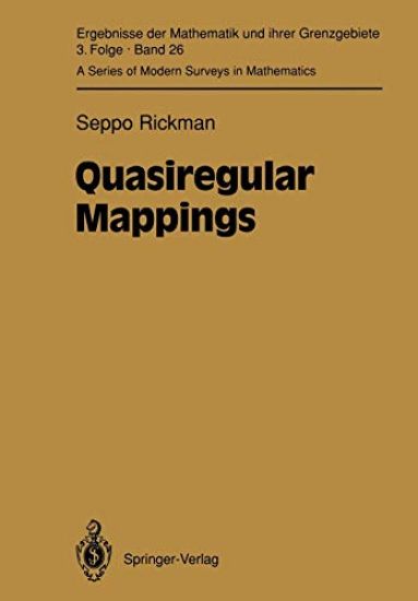Quasiregular Mappings