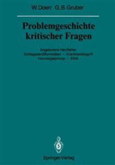 Problemgeschichte kritischer Fragen