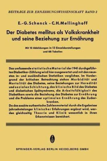 Der Diabetes Mellitus als Volkskrankheit und seine Beziehung zur Ernährung