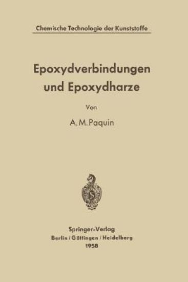 Epoxydverbindungen und Epoxydharze