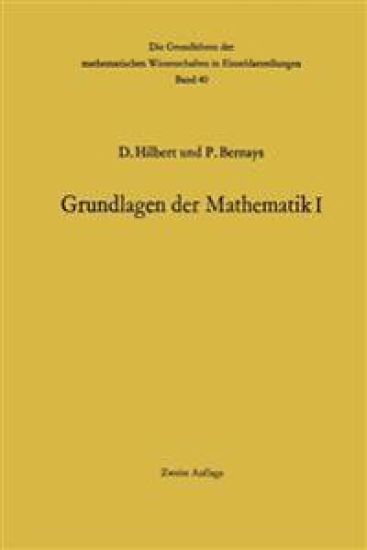 Grundlagen der Mathematik I