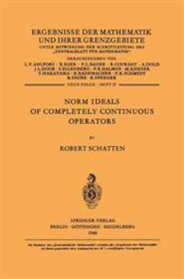 Norm Ideals of Completely Continuous Operators