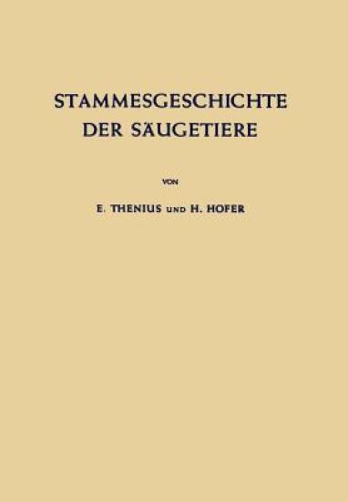 Stammesgeschichte der Säugetiere