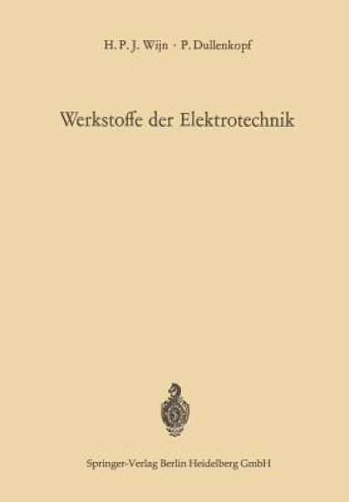 Werkstoffe der Elektrotechnik
