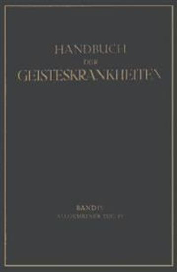 Handbuch der Geisteskrankheiten