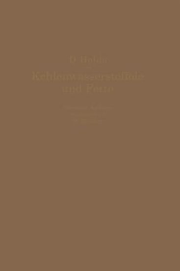 Kohlenwasserstofföle und Fette