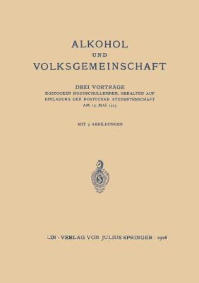 Alkohol und Volksgemeinschaft