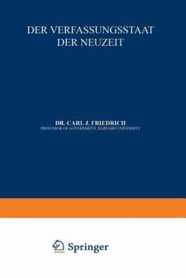 Der Verfassungsstaat der Neuzeit