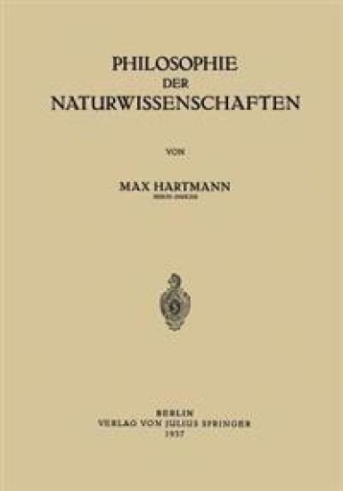 Philosophie der Naturwissenschaften