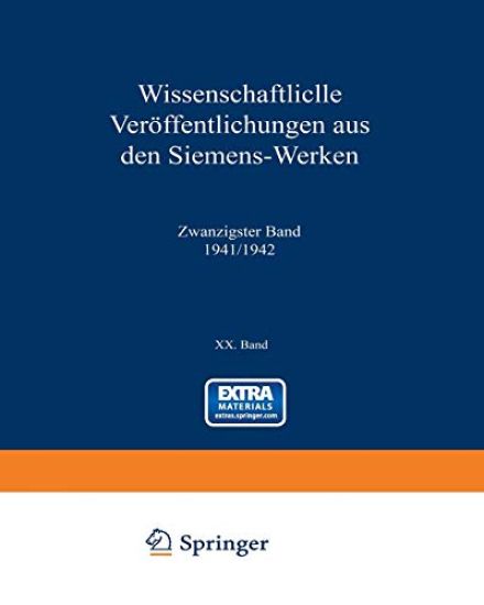 Wissenschaftliche Veröffentlichungen aus den Siemens-Werken