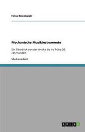 Mechanische Musikinstrumente