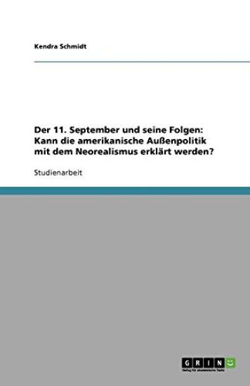 Der 11. September und seine Folgen