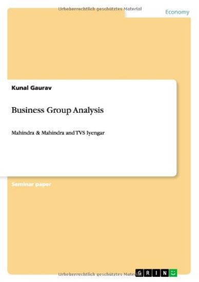 Business Group Analysis