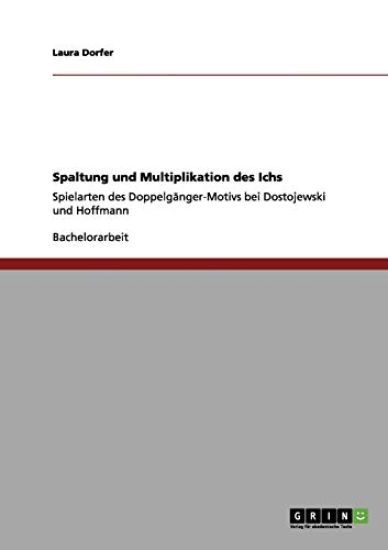 Spaltung und Multiplikation des Ichs