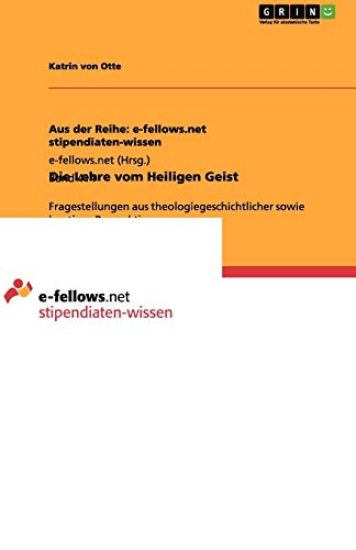 Die Lehre vom Heiligen Geist