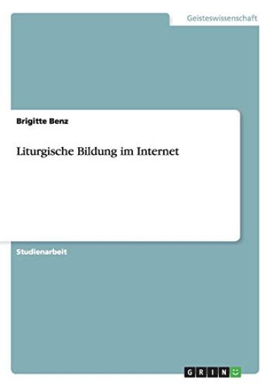 Liturgische Bildung im Internet