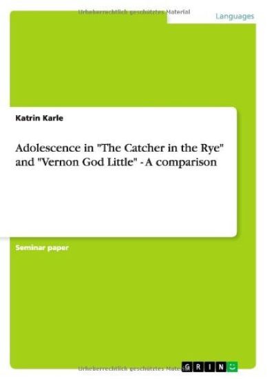 Adolescence in "The Catcher in the Rye" and "Vernon God Little" - A comparison
