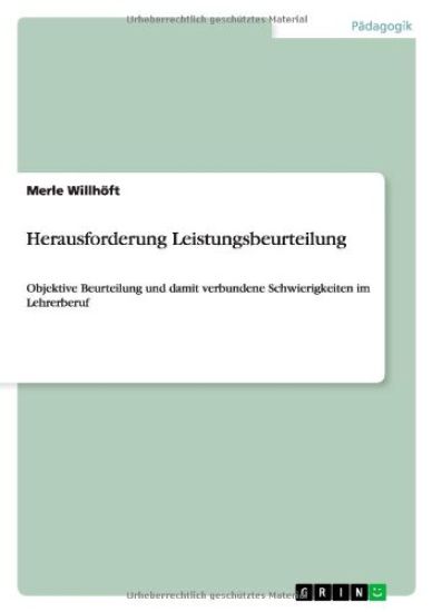 Herausforderung Leistungsbeurteilung
