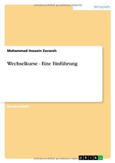 Wechselkurse - Eine Einführung