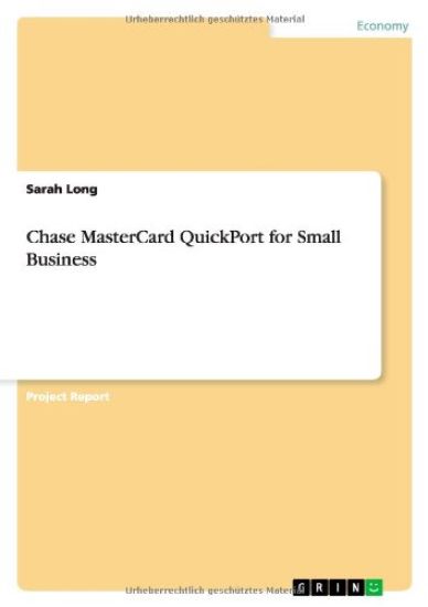 Chase Mastercard Quickport for Small Business