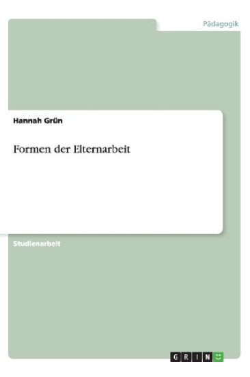 Formen der Elternarbeit