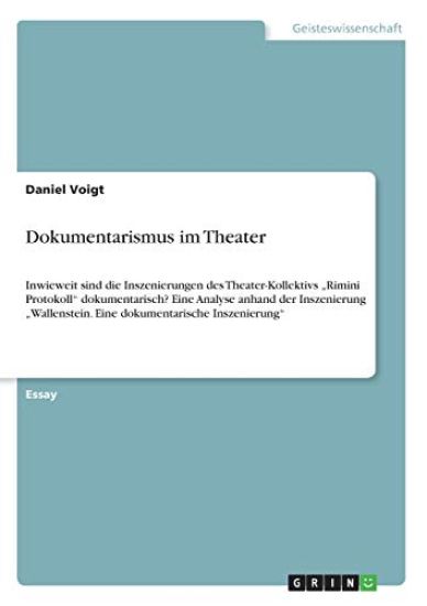 Dokumentarismus im Theater