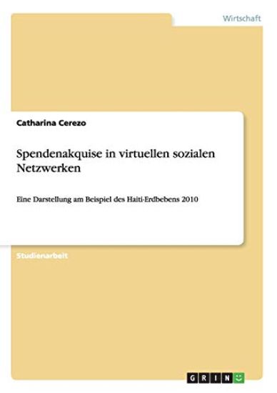 Spendenakquise in virtuellen sozialen Netzwerken