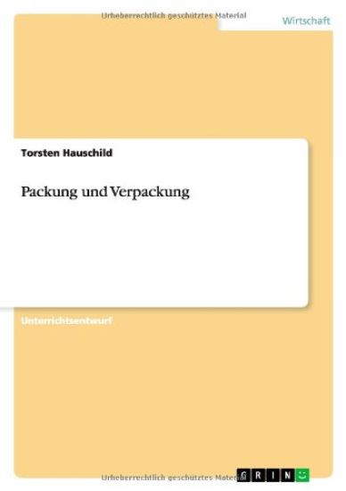 Packung und Verpackung