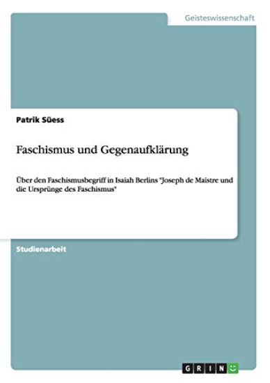 Faschismus und Gegenaufklärung