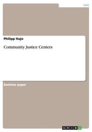Community Justice Centers