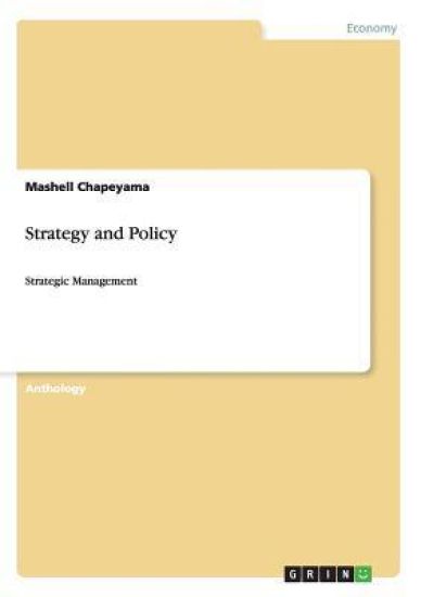 Strategy and Policy