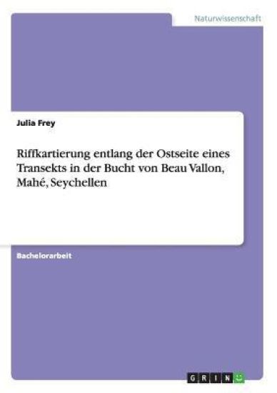 Riffkartierung entlang der Ostseite eines Transekts in der Bucht von Beau Vallon, Mahé, Seychellen