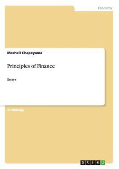 Principles of Finance